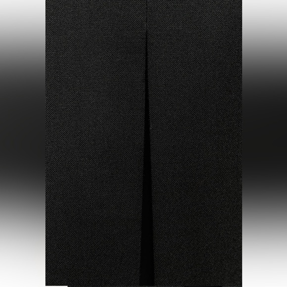 Zara Black Slit 100% Wool high waist Midi Skirt ZW Collection NWT - Picture 8 of 15